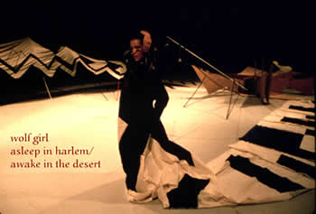 “wolfgirl asleep in harlem/awake in the desert” performance